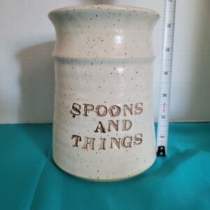 Pottery Spoon Holder‎